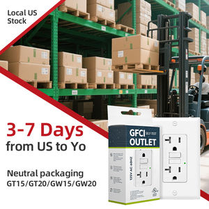 אמריקאי עמיד בפני מזג אוויר wr <span class=keywords><strong>gfci</strong></span> תקן <span class=keywords><strong>gfci</strong></span> 20a 125v שקע שקע חשמל <span class=keywords><strong>gfci</strong></span> - Product Image 3