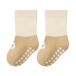Calcetines Antideslizantes para Bebés, Niños y Niñas, de Algodón Grueso Blanco, Personalizados al por Mayor - Product Image 2