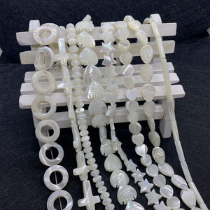 Atacado Natural Branco Shell Pérola e Arroz Beads Pink Coral Beads Osso Loose Beads para Casamento Jóias Fazendo Artesanato DIY - Product Image 2