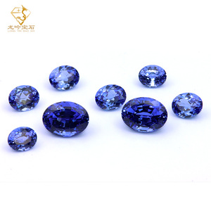 Büyük stoklar derin mavi safir taş oval lab yetiştirilen safir oval gevşek taş - Product Image 5