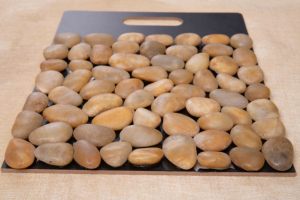 Trang trí ngoài trời cao đánh bóng vàng Pebble gạch, Cobble đá khảm, Gạch Mosaic cho lát đường - Product Image 4