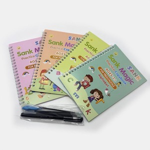 Libros de aprendizaje educativos personalizables, libro mágico espiral a todo color de tapa blanda para niños con bolígrafos - Product Image 4