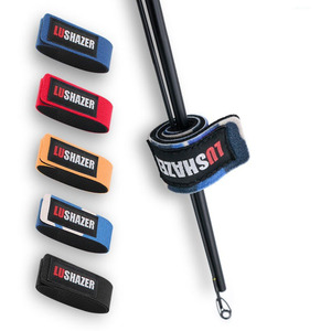 Sangles élastiques Lushazer Magic Binding Rod Straps pour la pêche à la ligne, équipement de pêche en plein air, avec logo personnalisable - Product Image 3