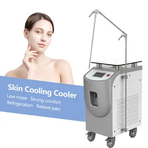 Sıcak satış yeni hava cilt soğutma Cryo soğuk hava cilt soğutma sistemi makinesi lazer tedavisi için ağrı kesici güzellik