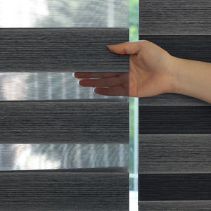 Persianas Zebra de Estilo Coreano Clásico, Hechas a Medida, Cortinas Enrollables Automáticas Motorizadas, Filtro de Luz Interior - Product Image 3