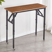 Mesa de Oficina Rectangular Plegable Portátil de Diseño Moderno para Capacitación y Suministro Transfronterizo