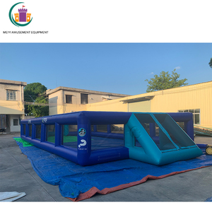 Customized Commercial PVC Outdoor Soccer <strong>Field</strong> <strong>Inflatable</strong> <strong>Football</strong> <strong>Field</strong> with <strong>Soap</strong> <strong>Football</strong> Pitch for Sports Games - Product Image 1