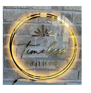 Letrero Comercial LED Acrílico Iluminado, Letrero de Pared Personalizado para Oficina, Tienda, Exhibición en Pared, Necesidades de Marca y Marketing - Product Image 2