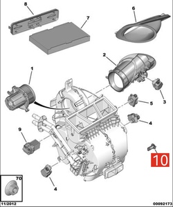 Phụ tùng ô tô 8112040-sl005-02 mô-đun điều khiển tốc độ quạt tản nhiệt mới cho Peugeot Quạt điều hòa không khí và chức năng sưởi ấm - Product Image 6
