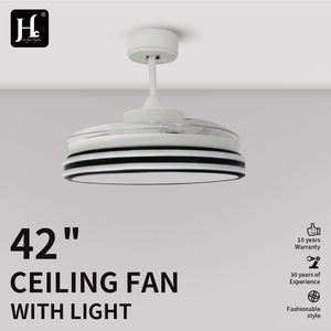 Lámpara de Techo con Ventilador LED Moderna y Sencilla de 42 Pulgadas con Conversión de Frecuencia Bluetooth, Amplio Rango de Voltaje 110V-220V para Sala de Estar - Product Image 3