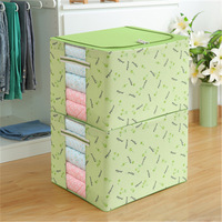 Boîte de rangement en tissu polyvalente avec fermeture éclair, fenêtre unique, cadre en acier robuste, double compartiment, capacité de 120 L pour le rangement des chaussures dans le placard