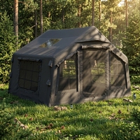 Personnalisé 8 ㎡   Tente de camping gonflable de luxe, tente de fête portable, tente de camping familiale pour l'extérieur, tente imperméable, tente pneumatique