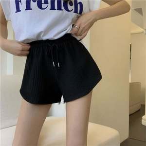 Shorts de sport et de fitness amples et décontractés pour femme, taille haute, coupe trapèze, jambe large, grande taille, légers pour l'été - Product Image 5