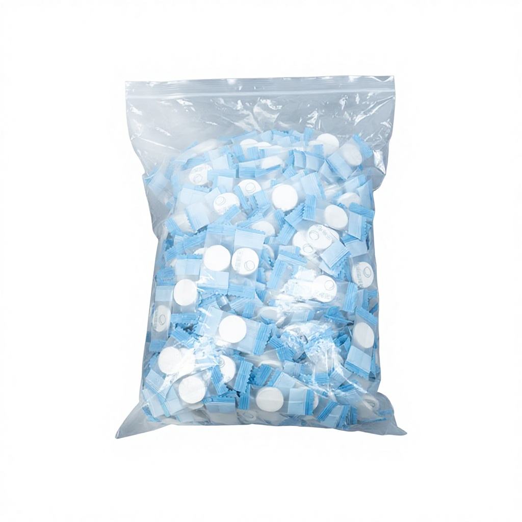 Tencel-Bleu emballé individuellement