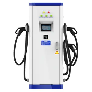 Commercial Advertising EV Charger Electric Car And Bus CCS CHAdeMO OCPP 1.6 160KW 120KW EV DC Fast Charging Station