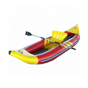 Assis sur le dessus de la main en kayak de pêche pédale <span class=keywords><strong>d</strong></span>'entraînement kayak/plastique 1 Personne canoë - Product Image 1
