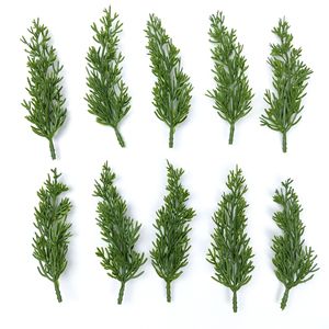 Foglie di Felce Artificiali in PE, Decorazione per Albero di Natale, Pendente a Foglia di <span class=keywords><strong>Vite</strong></span>, Decorazione per Celebrazioni Festive, Foglie di Pino - Product Image 6