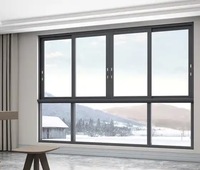 Ventanas Corredizas Modernas METGOOD de Vidrio y Aleación de Aluminio, Sistema de Rotura de Puente Térmico, Insonorizadas, con Certificación Energy Star, para Uso Exterior en Cocina