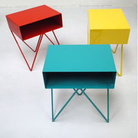 Table basse latérale en métal, vente en gros, meuble de salon moderne, livraison gratuite