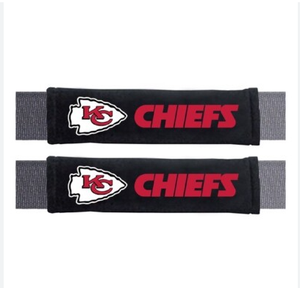 Los 32 equipos de Kansas City Chiefs pueden personalizar fundas de cinturón de seguridad de coche Premium de alta calidad que son antideslizantes y cómodas - Product Image 1
