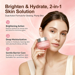 Brightening Moisturizing Facial Cream Hydrating Niacinamide <b>Face</b> Cream for Glowing Skin OEM Private Label Skincare - Product Image 3