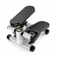 Mini stepper YUNPAO avec bandes de résistance, cadre en acier, portable, écologique, capacité de 120 kg, équipement cardio pour la maison