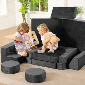 Giving Tree Kids <b>Folding</b> <b>Sofa</b> 59inch Compressible Washable Nap Chair Reading Corner for Children Age 3+ - Product Image 2