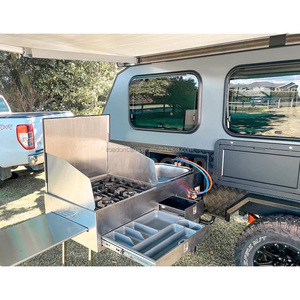 Grande <span class=keywords><strong>caravane</strong></span> mobile 4x4 pour voyages, camping, tout-terrain, hybride, familiale, hors réseau - Product Image 3