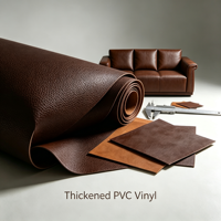 Tissu en vinyle PVC effet litchi Jemery, épaisseur personnalisée, faible odeur, anti-rayures, pour canapé domestique, vente en gros usine