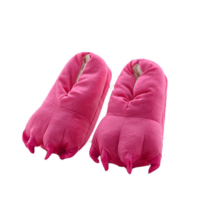 Chaussons en fourrure douce en forme de <span class=keywords><strong>patte</strong></span> <span class=keywords><strong>d</strong></span>'<span class=keywords><strong>ours</strong></span> grizzly pour Halloween, pour hommes et femmes, pieds nus, chauds, automne, intérieur/extérieur, pour cosplay - Product Image 1