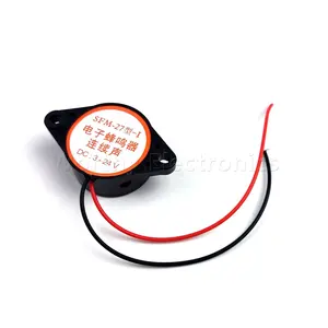 HRB-KM Buzzer 12V 24V with 5 type sounds Adjustable 0-100 Decibels  AC110V-220V