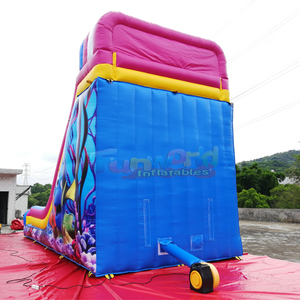 Castillo inflable gigante para exteriores, tobogán inflable con temática oceánica, resbaladilla inflable seca para niños. - Product Image 6