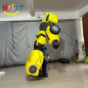 Disfraz de <span class=keywords><strong>abejorro</strong></span> inflable para caminar de desfile <span class=keywords><strong>gigante</strong></span> Disfraz de robot inflable amarillo - Product Image 4