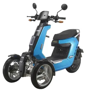 AERA-V28 Tilting 3000w e-scooter off road all 3 wheel electric trike scooter for adult tricycle