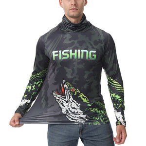 Camisa de Pesca para Hombre de Nuevo Diseño, Impresión Personalizada, Antibacteriana, UPF50, Transpirable, de Secado Rápido, Ligera, de Manga Larga - Product Image 1