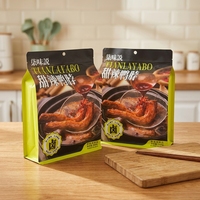 Sachet scellé à huit côtés pour snacks BBQ, pour une saveur intense