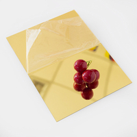 Feuille de miroir en plastique à prix avantageux, feuille de miroir en acrylique argentée