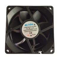 Ventilateurs axiaux miniatures 8025 DC 24V 3700 tr/min 80 mm 12V DC, ventilateur de refroidissement haute puissance, étanche à l'humidité, 80x80x25
