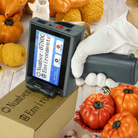 Nueva Impresora de Etiquetas de Inyección de Tinta Automática Portátil para Codificación de Fechas, Garantía de 1 Año, Secado Rápido, Pantalla Táctil Plana, 2400 DPI
