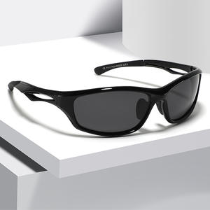 Lunettes de soleil pour sports de plein air, monture noire, polarisées, protection UV400, pour le cyclisme, la pêche, la conduite, type 3, lentille TAC P513 - Product Image 2
