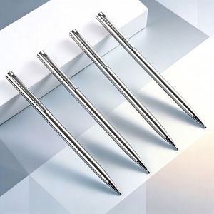 Promotional High-quality Stainless Steel Metal Ballpoint <b>Pens</b> Wholesale Slim Signature <b>Pen</b> with Custom logo for Corporate Events - Product Image 1