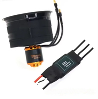 Moteur sans balais à hélices cannelées Waillynice 50 mm EDF 12 pales QF2611 PRO 3300-5000 KV pour avion RC
