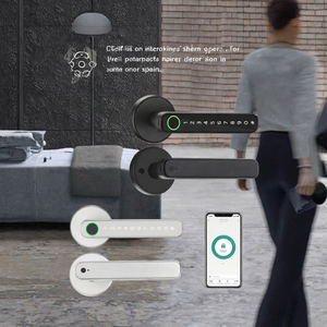 Tuya Bluetooth Smart Lock Handle Fingerprint Password Key Card Electric <strong>Door</strong> <strong>Knob</strong> Smartphone Unlock for Home Hotel - Product Image 3