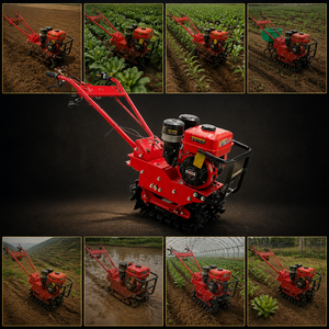 Motoculteur à moteur diesel 7 CV avec cultivateur rotatif et accessoire de <span class=keywords><strong>tondeuse</strong></span> pour une utilisation agricole multifonctionnelle - Product Image 1