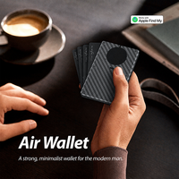 Dompet Minimalis Anti-RFID dari Aluminium Alloy Tanpa Penutup, 80g, untuk Apple Find My Credit Card, Cocok untuk Hadiah Bisnis