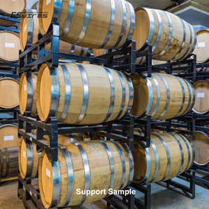 Estante para Barriles de Vino de Roble y Whisky de Acero Resistente a la Oxidación de Primera Calidad - Product Image 1