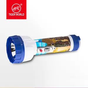 ไฟฉาย LED แบตเตอรี่แห้ง Tiger World ราคาถูก สว่างมาก ขายดี - Product Image 1