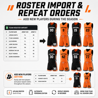 Conjunto de Baloncesto Personalizado para Niños, para Academias, Camiseta y Pantalones Cortos Sublimados con Nombres y Números de Jugadores