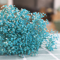 Hete Aanbieding Fabrieksuitverkoop Gedroogde Baby's Adem Gypsophila Bloemen Miljoenen Sterren Bouquet voor Bruiloft/Huisdecoratie