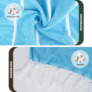 Serviette de bain 100% coton à deux rayures, serviette de plage Pestemal turque, serviette de <span class=keywords><strong>hammam</strong></span> et de spa, antimicrobienne, aux couleurs vives, vente en gros d'usine - Product Image 3